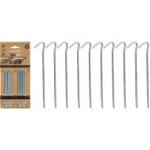 Zeltnägel 17 cm Set 10 Stück Metall Redcliffs