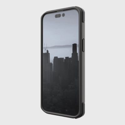 4. Raptic X-Doria Secure Case für iPhone 14 Pro mit gepanzerter MagSafe-Hülle schwarz