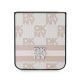 5. DKNY Checkered Pattern Printed Stripes Hülle für Samsung Galaxy Z Flip 6 – Rosa