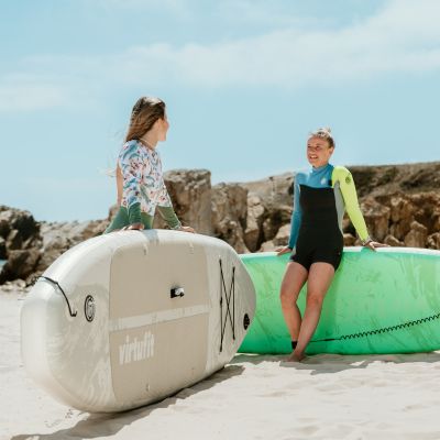 7. VIRTUFIT SUP BOARD OCEAN 275 MIT ZUBEHÖR SCHWARZ