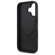 7. DKNY Repeat Pattern Stack Logo MagSafe iPhone 16 Hülle – Schwarz