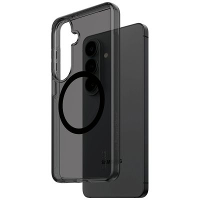 2. CARE by PanzerGlass Urban Explorer Smokey Hülle mit schwarzem Qi für Samsung Galaxy S26 - Schwarz