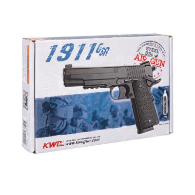 9. RANGER 1911 GSR KWC Luftpistole Kal. 4,5 BBs 20 Schuss METALLSCHLITTEN CO2 (AAKCMD421AZB)