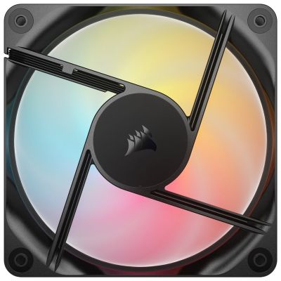 2. Corsair RS120-R ARGB Computergehäuselüfter 12 cm Schwarz 3 Stück.