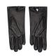 8. Calvin Klein Re-lock geprägte Lederhandschuhe W K60K609975