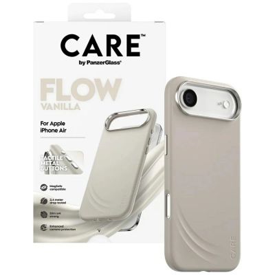 4. CARE by PanzerGlass FLOW MagSafe Hülle für iPhone Air – Beige