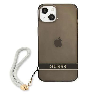 3. Guess GUHCP13SHTSGSK iPhone 13 mini 5.4" schwarz/schwarzes Hardcase Translucent Stap