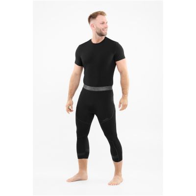 3. Herrenunterwäsche VIKING Gary Pants 3/4 Bamboo, schwarz