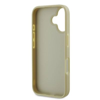 7. Guess Fixed Glitter Big 4G Hülle für iPhone 16 Plus – Gold