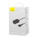 10. Baseus GaN3 Pro Schnellladegerät GaN 2 x USB Typ C / 2 x USB 65W PD, QC4.0+, AFC, PPS + Kabel USB Typ C - USB Typ C 1m schwarz (CCGP040101)
