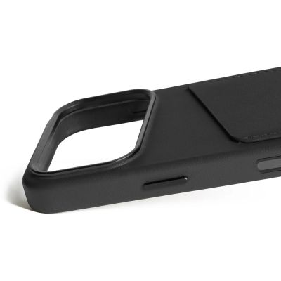 6. Mujjo Wallet Lederhülle - Lederhülle für iPhone 17 Pro, kompatibel mit MagSafe (schwarz)