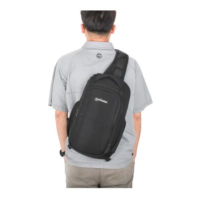 9. Manhattan Amsterdam Rucksack, Schwarz, Polyester