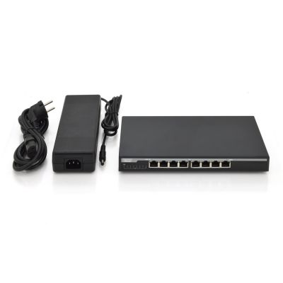 5. Digitus 8-Port Gigabit Desktop PoE Switch 10/100/1000 Mbps