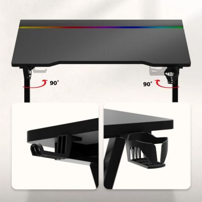 8. Gaming-Schreibtisch Huzaro Hero 2.4 RGB Black