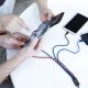 13. Baseus Kabel USB 4in1 Kabel, 2x Lightning / USB Typ C / Micro USB, Nylon geflochten 3.5A 1.2m schwarz (CA1T4-A01)