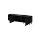 5. TV-Schrank PAFOS 150x40x52 schwarz matt