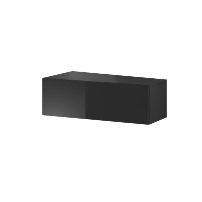 TV-Schrank VIGO SLANT '90' 30/90/40 schwarz/schwarz poliert