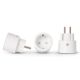 3. Entac ES-3S-RC Netzsteckeradapter Weiß
