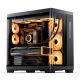 7. Jonsbo TK-4 Gehäuse, Midi-Tower, ATX, Tempered Glass – schwarz