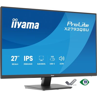 iiyama ProLite X2793QSU-B1 Computermonitor 68,6 cm (27") 2560 x 1440 px Quad HD LED Schwarz