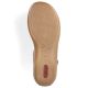 15. Rieker W RKR685 bequeme Ledersandalen rot