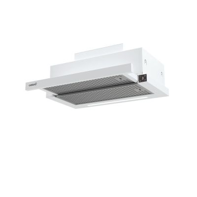 CATA CAMPANA TFH 6830 GWH Teleskop-Dunstabzugshaube, Energieeffizienzklasse A+++, Breite 60 cm, 795 m³/h, Touch-Bedienung, LED-Weiß