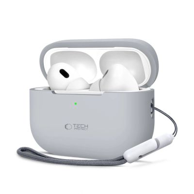 Tech-Protect Silikonhülle für Apple AirPods Pro 1 / 2 – grau
