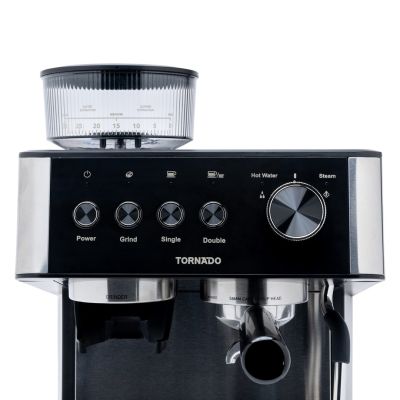 15. ELDOM Espressomaschine ECK1 1300W 20 BAR, Milchbehälter, 6 Automatikprogramme, 2 manuelle Programme