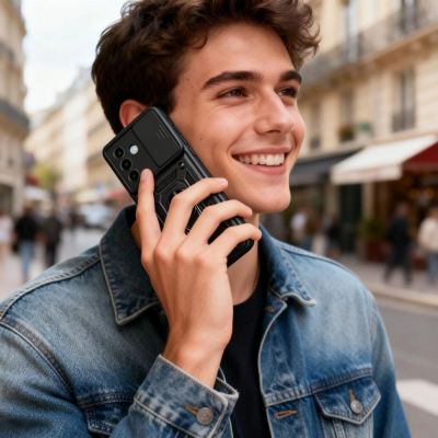 7. Tech-Protect CamShield Pro Hülle für Samsung Galaxy A37 5G - Schwarz