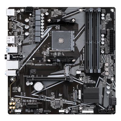 4. GIGABYTE B550M K WIFI6E AMD B550 Sockel AM4 Micro ATX