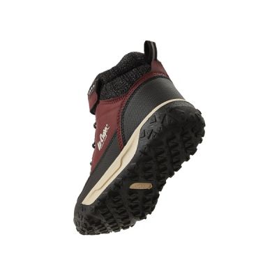 2. Lee Cooper burgunderrote, gefütterte Stiefeletten