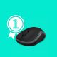 2. Logitech 910-002238 Maus (Optisch; 1000 DPI; Grau)
