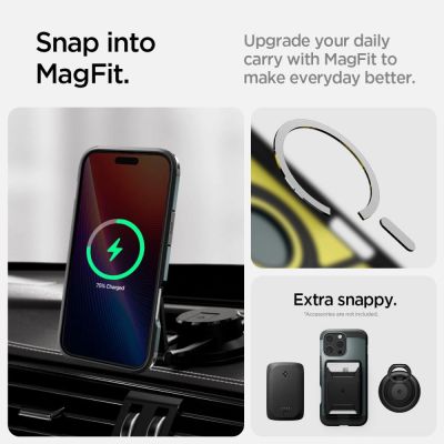 11. Spigen Tough Armor MagSafe Hülle mit Ständer für iPhone 16 Pro – Grün