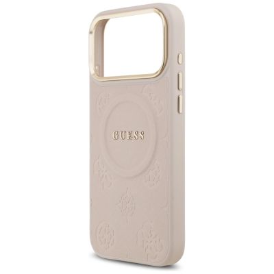 6. Guess Peony Hot Stamp MagSafe Case für iPhone 17 Pro Max - Pink