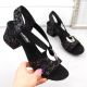 2. Bequeme Rieker W RKR679 schwarze Sandalen