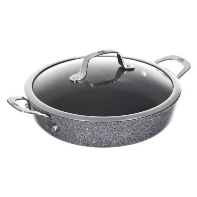 BALLARINI Salina Granitium tiefe Bratpfanne mit 2 Griffen, Granit, 24 cm 75002-811-0