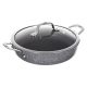 BALLARINI Salina Granitium tiefe Bratpfanne mit 2 Griffen, Granit, 24 cm 75002-811-0
