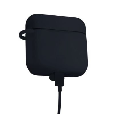 4. 3mk Silikon-AirPods-Hülle für Apple AirPods der 3. Generation – Schwarz