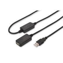 DIGITUS DA-73102 Kabel (USB; 20 m; schwarz)