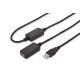 DIGITUS DA-73102 Kabel (USB; 20 m; schwarz)