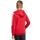 12. adidas Tiro 26 League Sweatshirt-Kapuzenpullover mit durchgehendem Reißverschluss für Kinder, Rot, KF9101