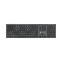 NATEC NKL-1830 Universelle RF-Funk- + Bluetooth-QWERTZ-Tastatur Spanisch Schwarz, Grau