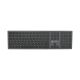 NATEC NKL-1830 Universelle RF-Funk- + Bluetooth-QWERTZ-Tastatur Spanisch Schwarz, Grau