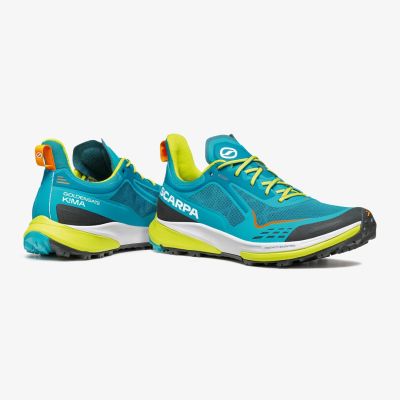 6. Scarpa Golden Gate Kima Rt Trailschuhe - lake blue/lime