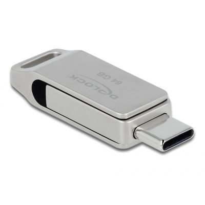 DeLOCK USB-C + USB-A 5 Gbit/s 64 GB – Metallgehäuse