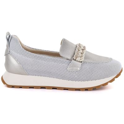 2. Damen-Sportschuhe aus Leder, Modell Campbell 19392, Modell Lords Gold