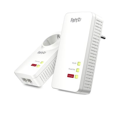 FRITZ! Powerline 1260E WLAN-Set 1200 Mbit/s Kabelgebundenes LAN Wi-Fi Weiß