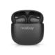Niceboy Beans 4 POP schwarz / Kabellose Kopfhörer mit Mikrofon / Bluetooth 5.4 / IPX4 / Ladecase