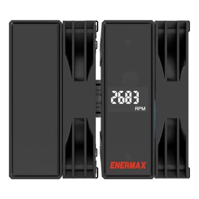 5. Enermax ETS-TD60D-ARGB Computer-Kühlsystem Prozessor-Luftkühler 12 cm Schwarz