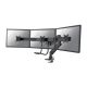 21. Neomounts NM-D775DX3BLACK Monitorhalterung/Ständer 68,6 cm (27") Schreibtisch Schwarz